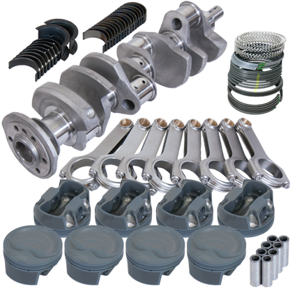 Eagle Chevy 350 3.750in Crank 6.000in H-Beam -16cc Inv Dome 4.040in Pistons Rotating Assembly