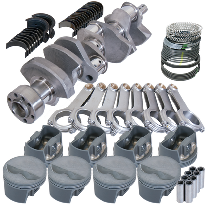 Eagle Chevy LT1 350 1Pc 3.480in Crank 5.700in H-Beam -5cc Flat Top 4.060in Pistons Rotating Assembly