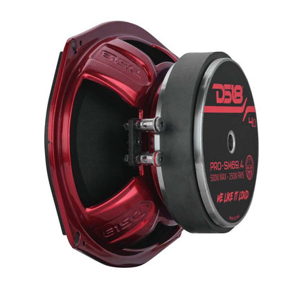 DS18 6x9 250 Watts RMS 4ohm Mid-Range Shallow