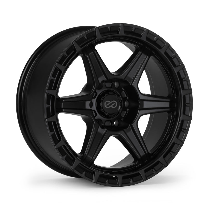 Enkei Trail-Finder 17x9 / 6x139.7 BP / ET-12 / 106.1mm Bore - Matte Black Wheel