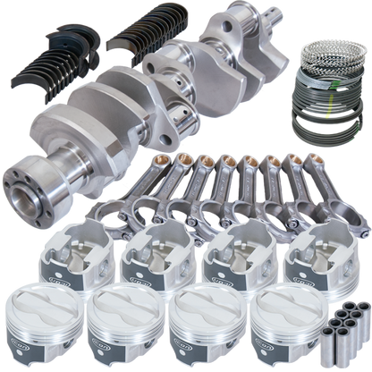 Eagle Chevy LT1 350 1Pc 3.750in Crank 5.700in I-Beam Rods -18cc 4.060in Pistons Rotating Assembly