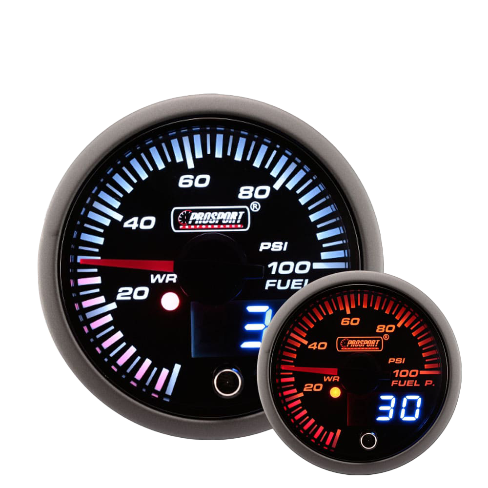 Prosport Gauges - 2-3/8" JDM Electrical Fuel Pressure Gauge