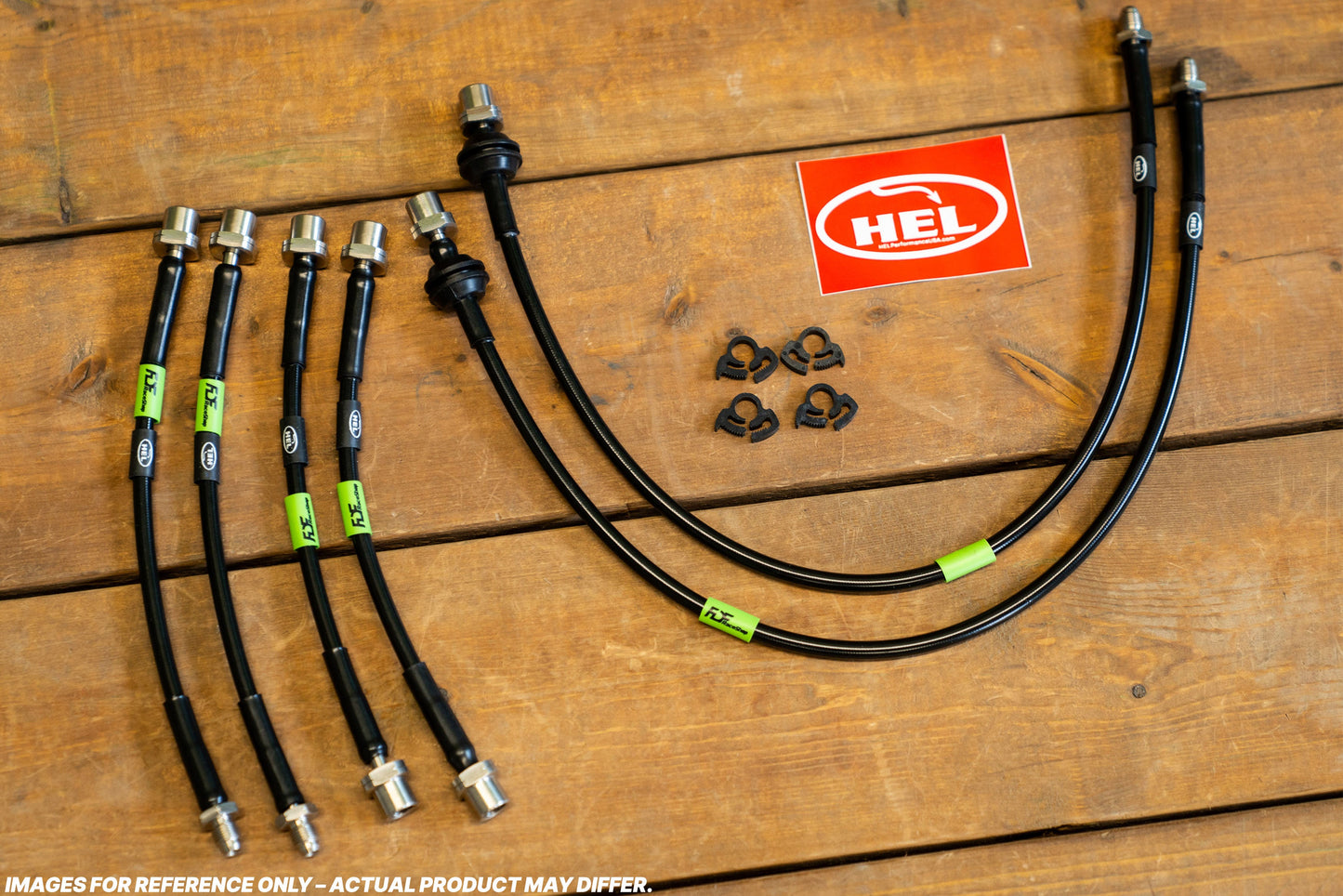 FDF Raceshop - Chevrolet Corvette C7 Extended Front + Rear Brake Line Kit
