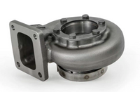 Garrett GBC35 Turbine housing for a vehicle, showcasing a metallic exterior and V-band connection