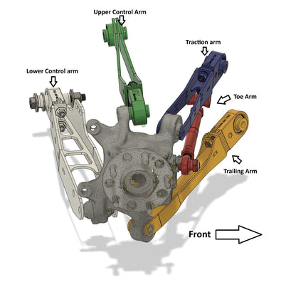 FDF Raceshop - Genesis Rear Toe Arms