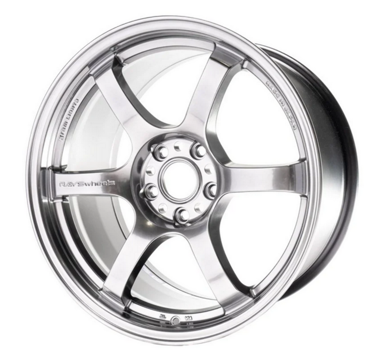Gram Lights 57DR 17x9.0 +22 5x114.3 Grace Silver Wheel
