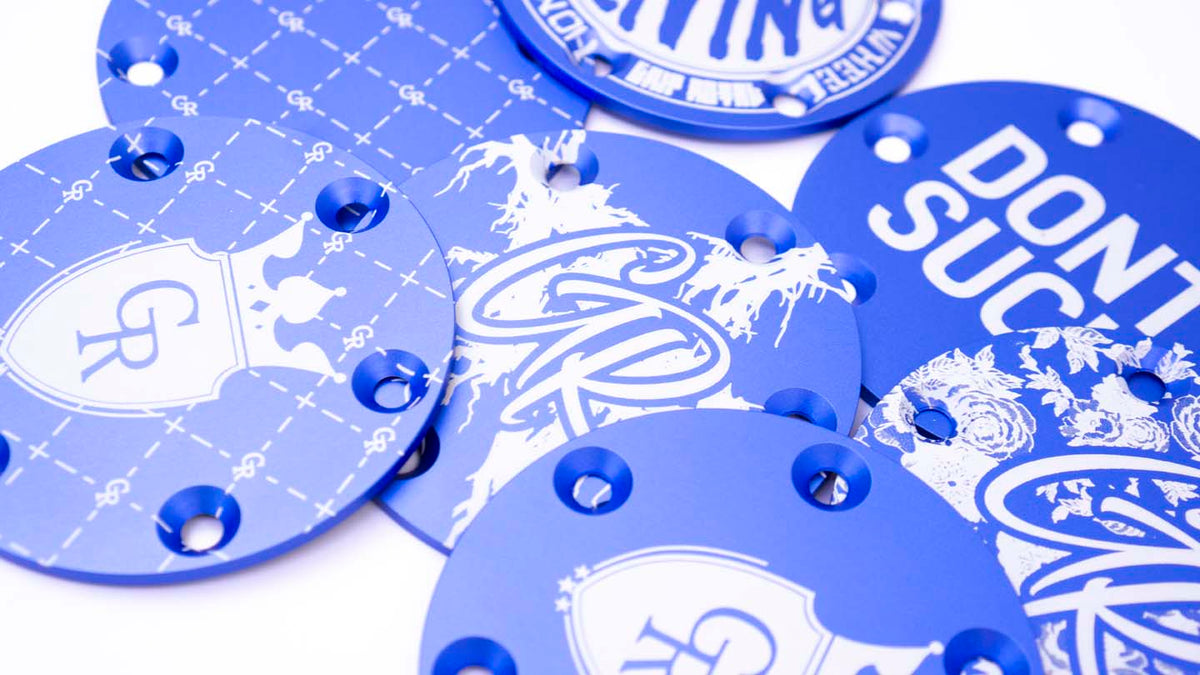 Horn Delete Plate Kit - Blue