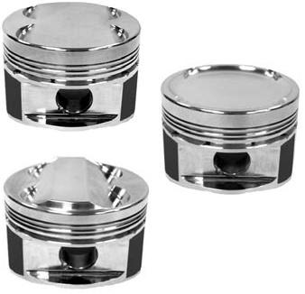 Manley 03-07 Nissan 350Z/Maxima/Altima 81.4mm Stroker 95.5mm Std Bore 8.5:1 Dish Piston Set w/ Rings