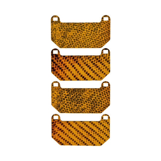 HEL Performance Carbon Fiber Brake Pad Shims for Nissan Skyline R32 GT-R with Brembo calipers 1989-1995