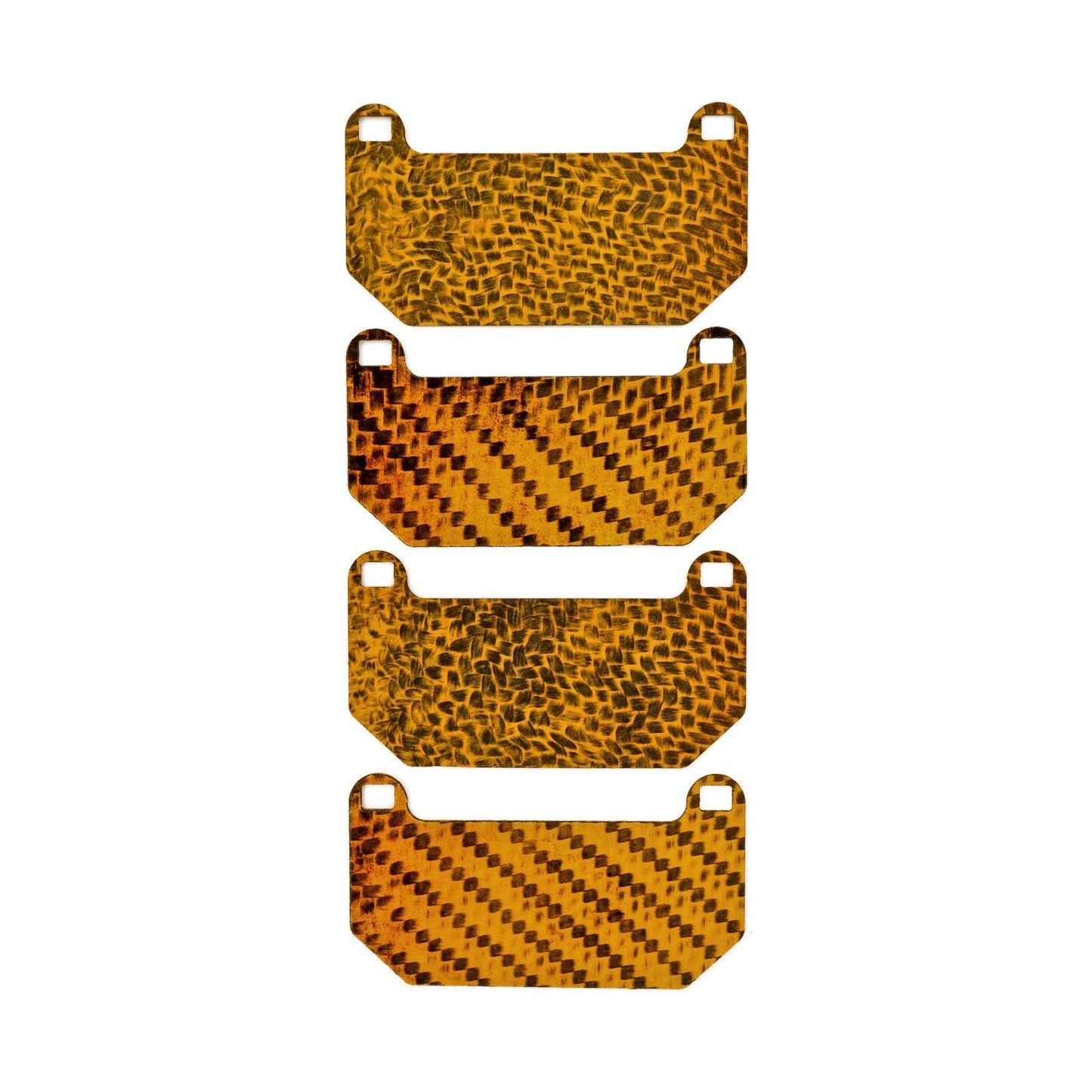 HEL Performance Carbon Fiber Brake Pad Shims for BMW 3 Series F30, F31, F34, F80 all models including M3 with Brembo 4 piston calipers 2011-on