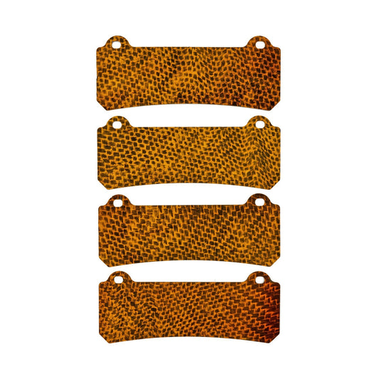 HEL Performance Carbon Fiber Brake Pad Shims for Chevrolet Camaro Gen 5 ZL1 2012-2015