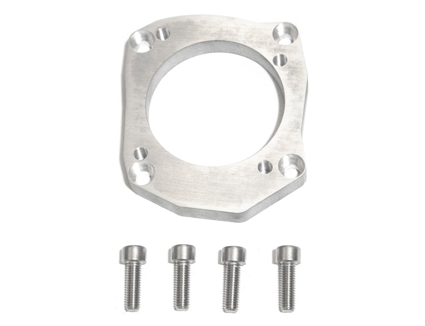 Honda K series Cable Drive throttle body on to Q45 Plenum adapter flange.