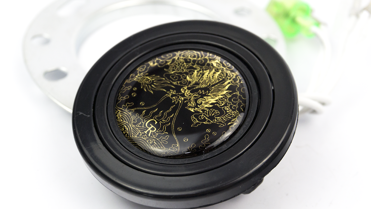 Grip Royal - Horn Button - Dragon - Gold