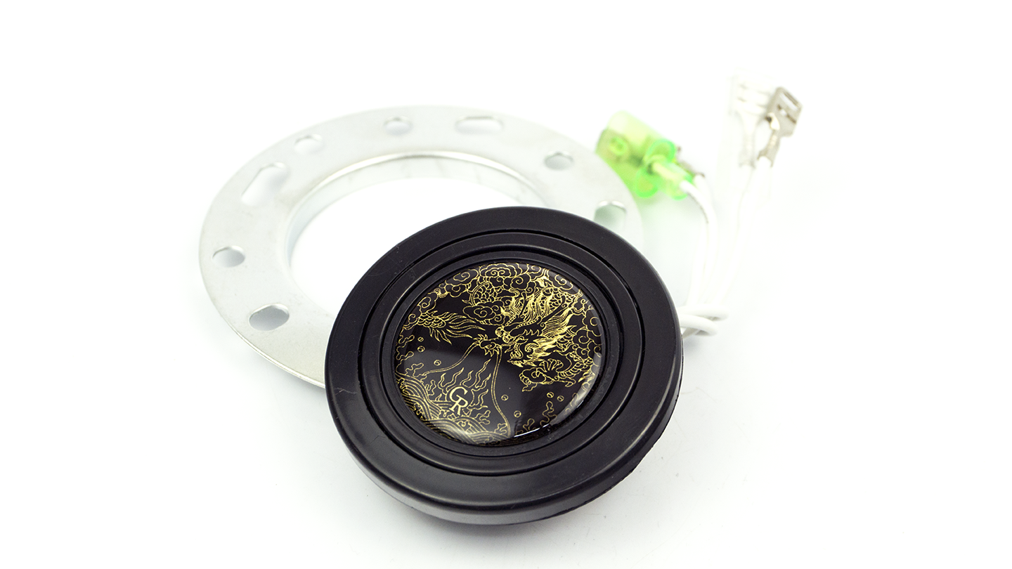 Grip Royal - Horn Button - Dragon - Gold