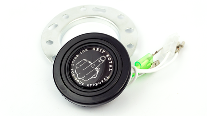 Grip Royal - Horn Button - Middle Finger - Silver