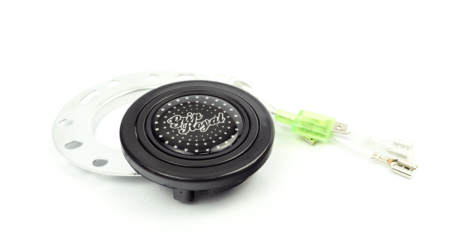 Grip Royal - Horn Button - Stars - Silver