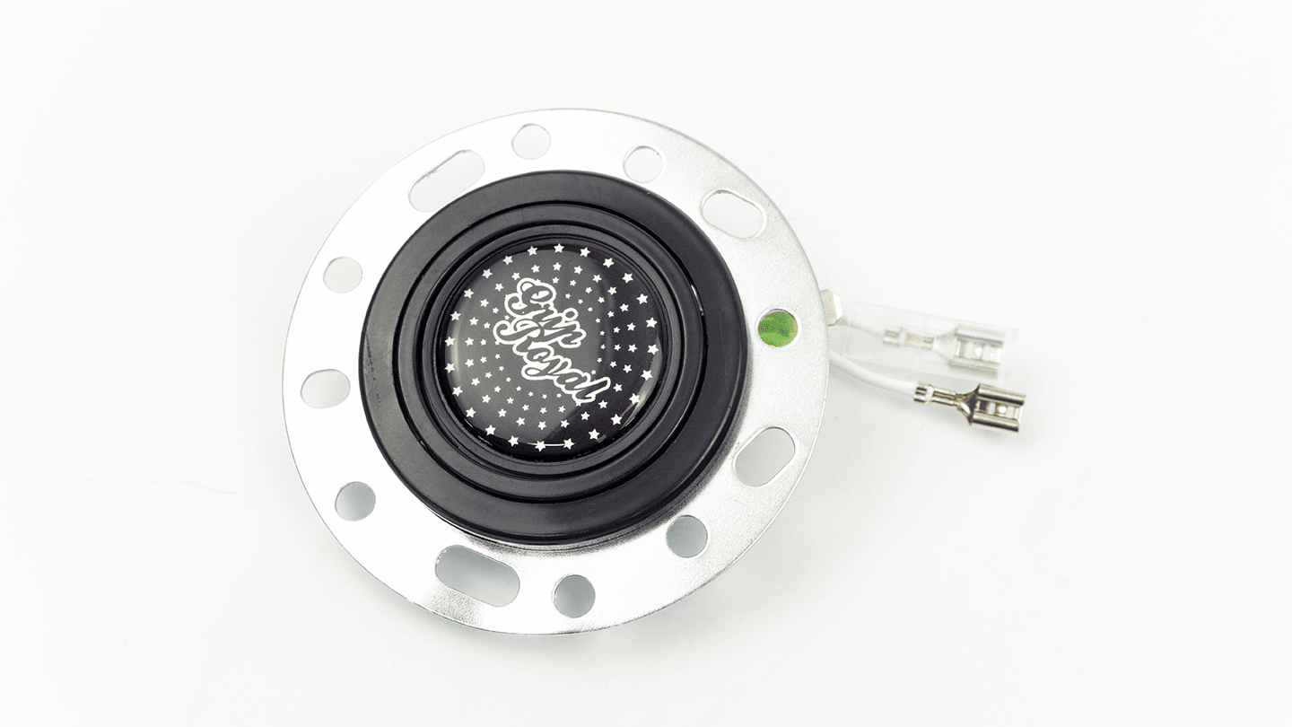Grip Royal - Horn Button - Stars - Silver