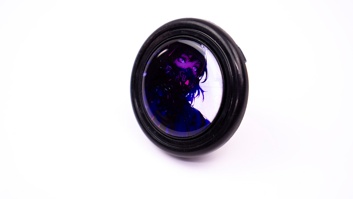 Grip Royal - Horn Button - Vaporwave Chick