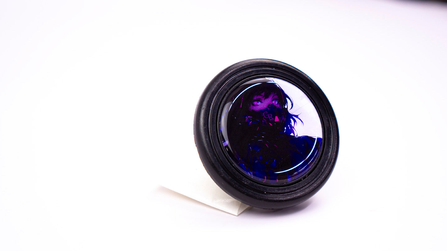 Grip Royal - Horn Button - Vaporwave Chick