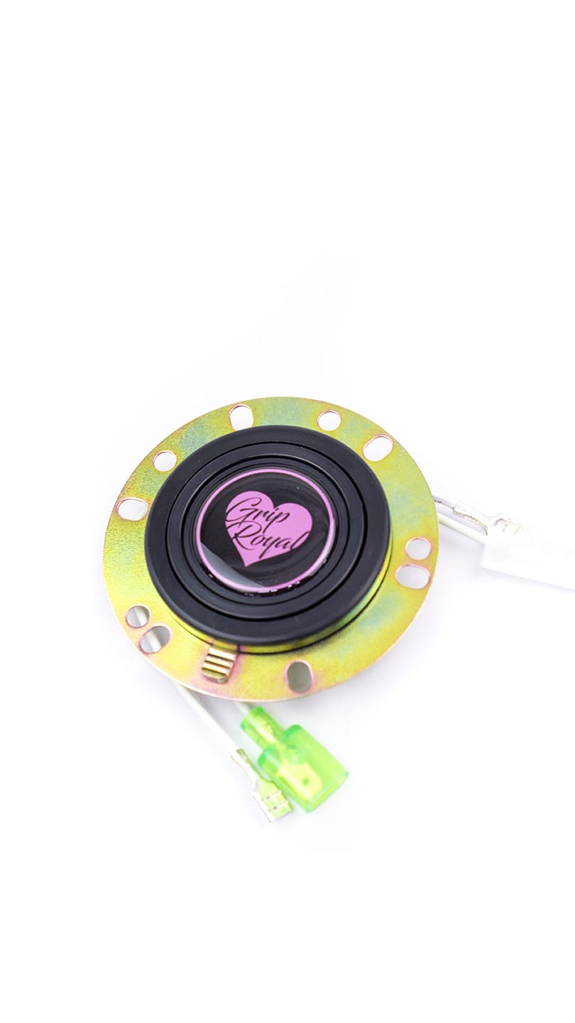 Grip Royal - Horn Button - Heart - Pink