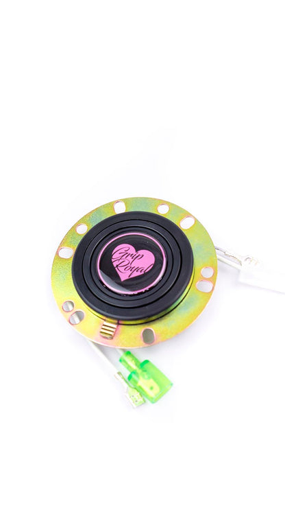 Grip Royal - Horn Button - Heart - Pink