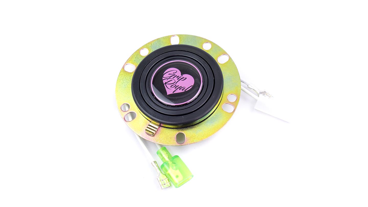 Grip Royal - Horn Button - Heart - Pink