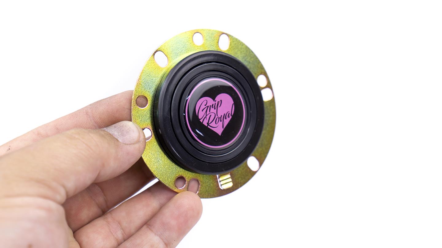 Grip Royal - Horn Button - Heart - Pink