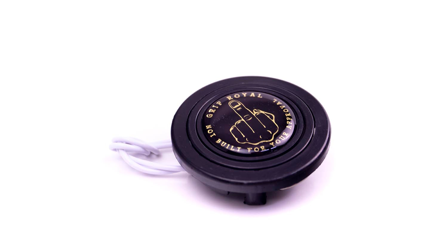 Grip Royal - Horn Button - Middle Finger - Gold
