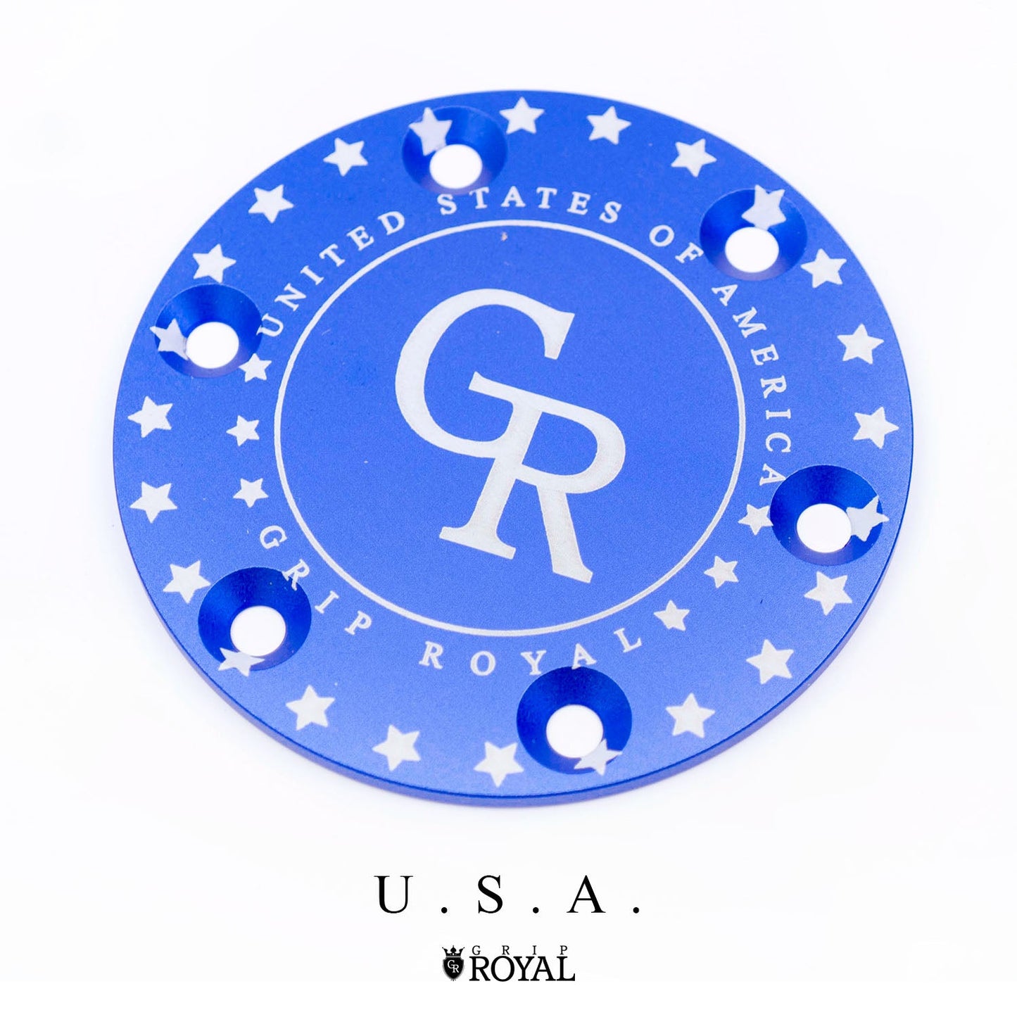 Grip Royal - Horn Delete Plate Kit - Blue