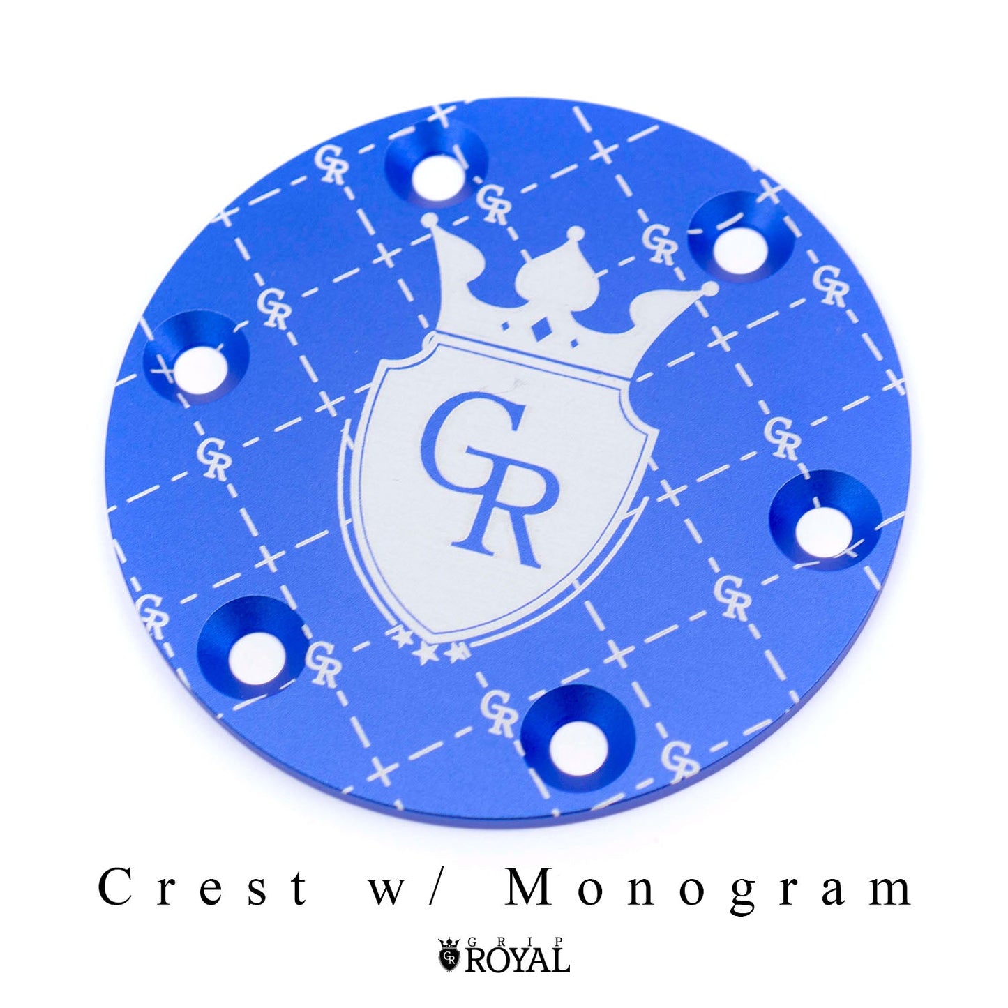 Grip Royal - Horn Delete Plate Kit - Blue