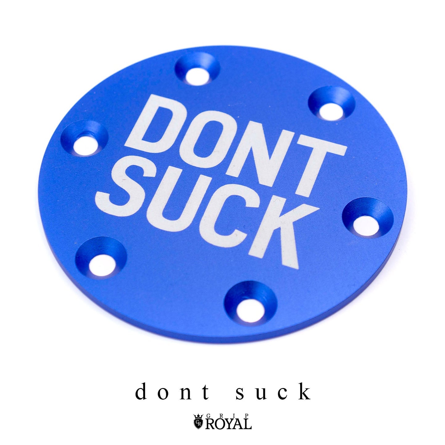 Grip Royal - Horn Delete Plate Kit - Blue