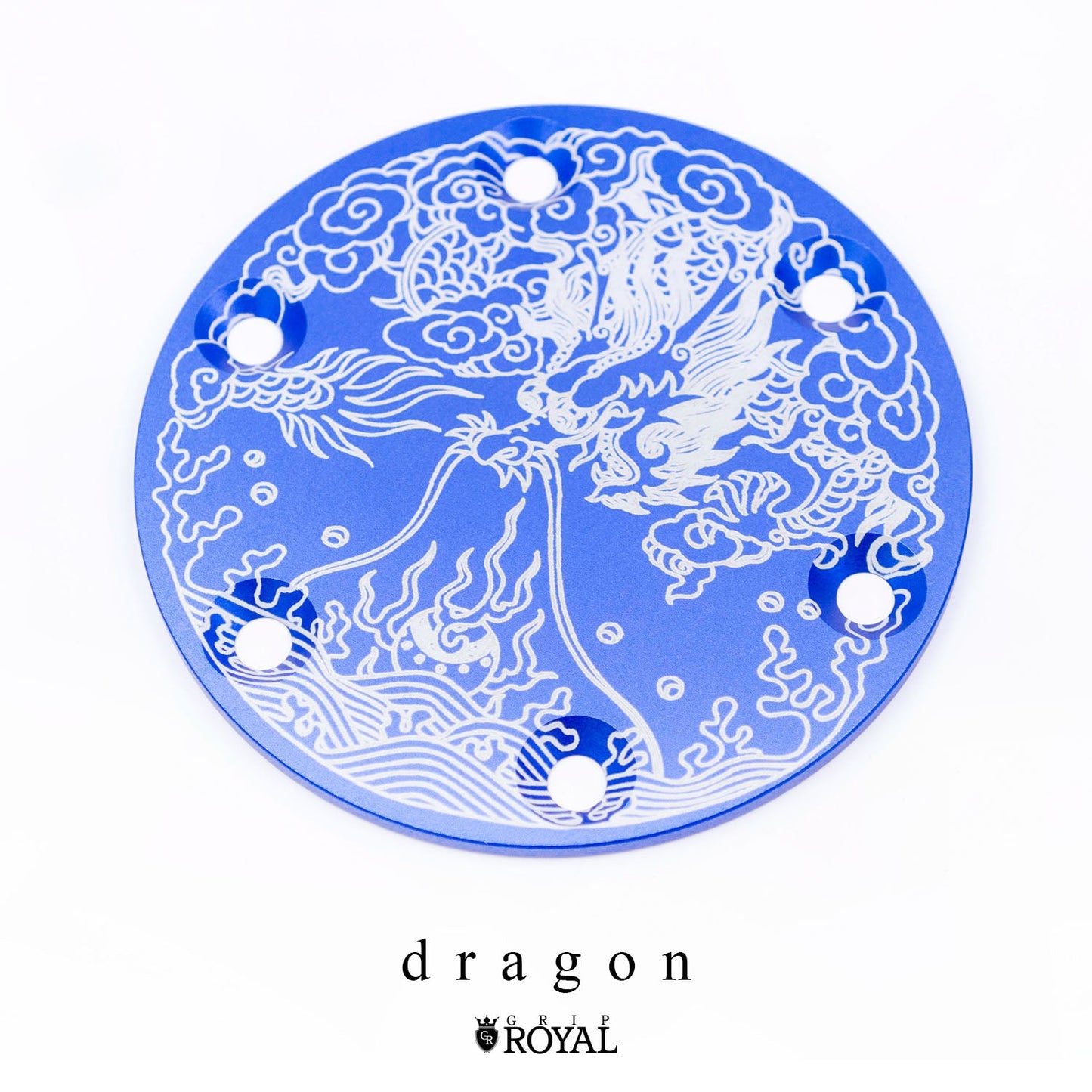 Grip Royal - Horn Delete Plate Kit - Blue