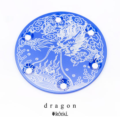 Horn Delete Plate Kit - Blue
