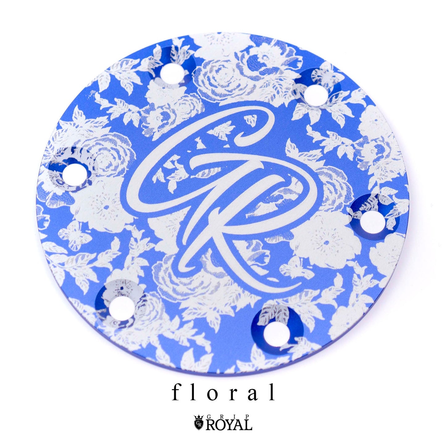 Grip Royal - Horn Delete Plate Kit - Blue