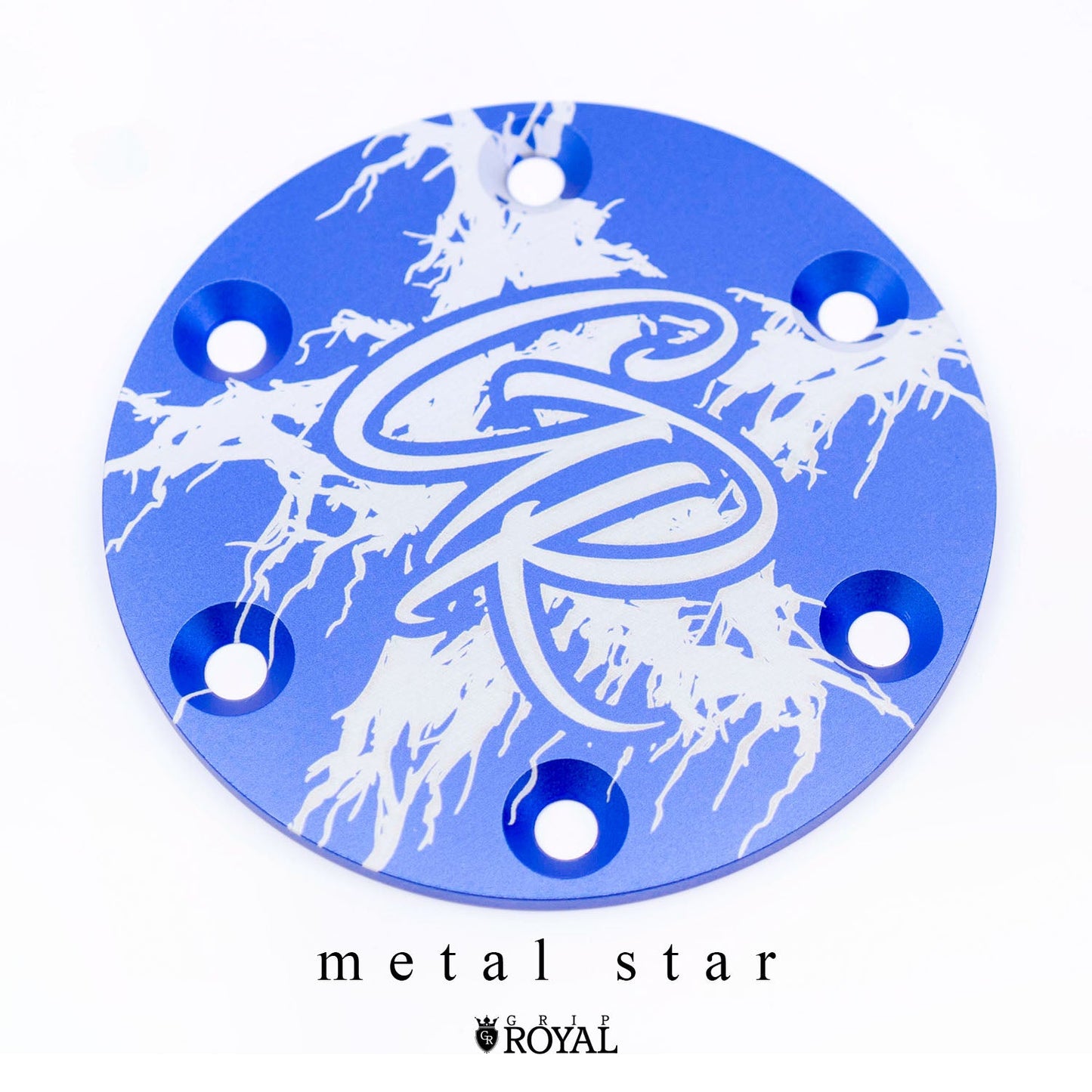 Grip Royal - Horn Delete Plate Kit - Blue