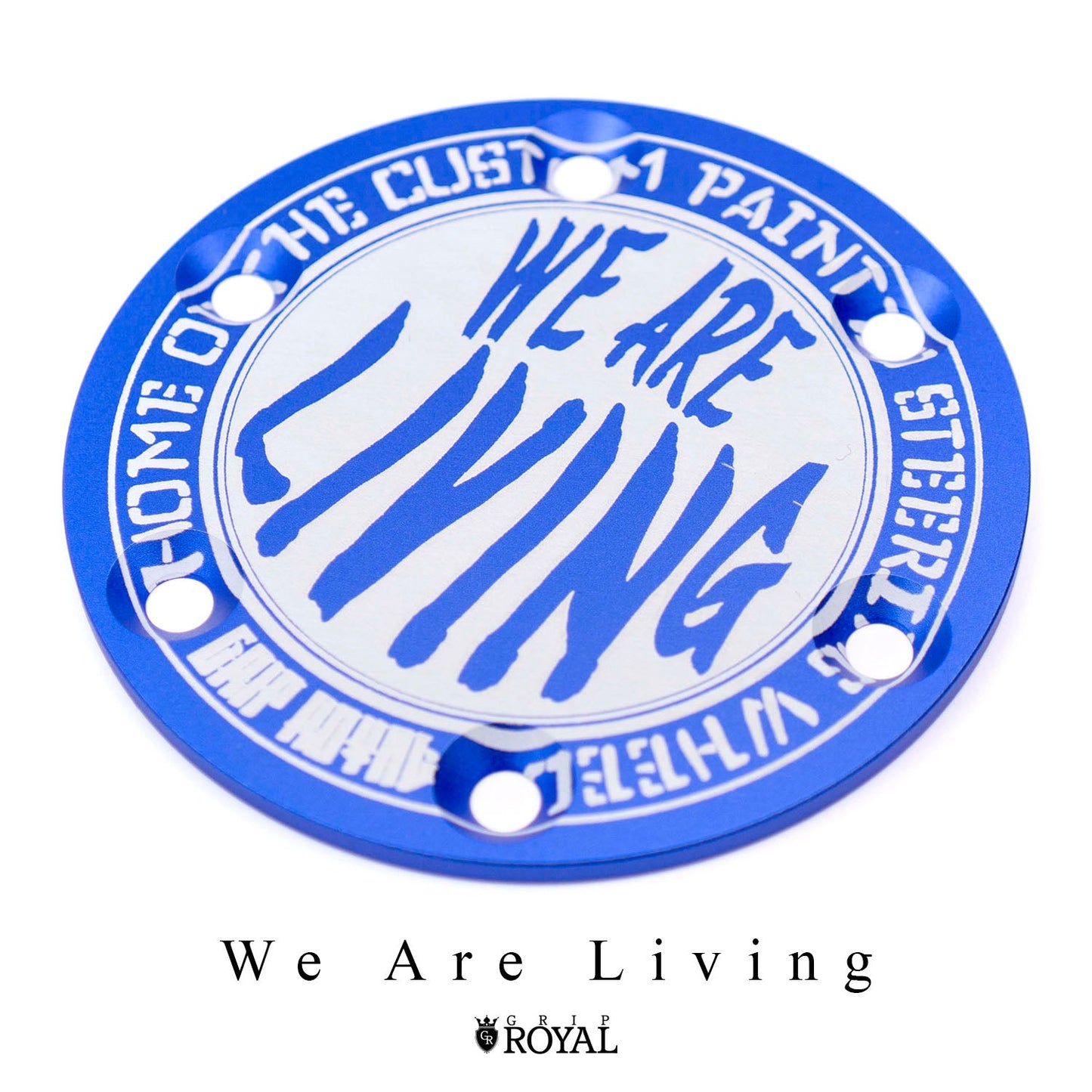 Grip Royal - Horn Delete Plate Kit - Blue