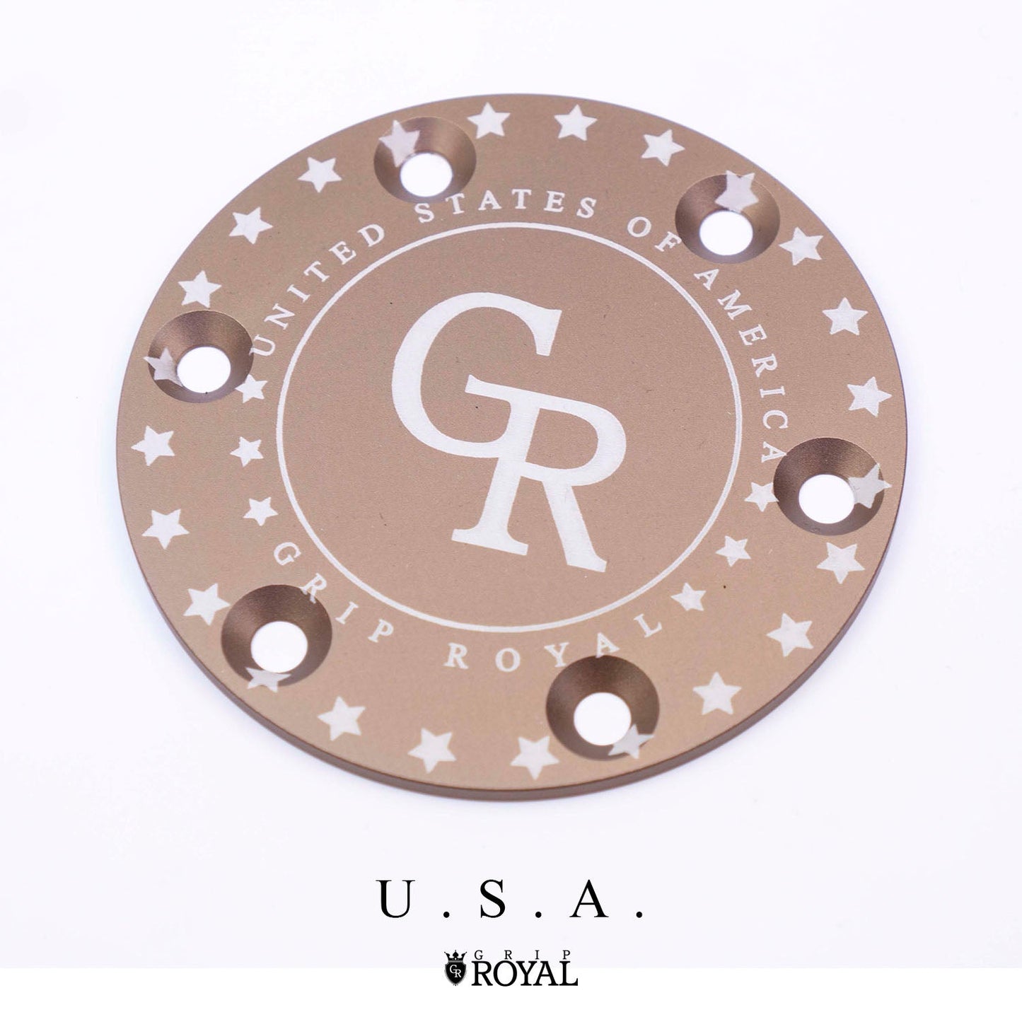 Grip Royal - Horn Delete Plate Kit - Brown