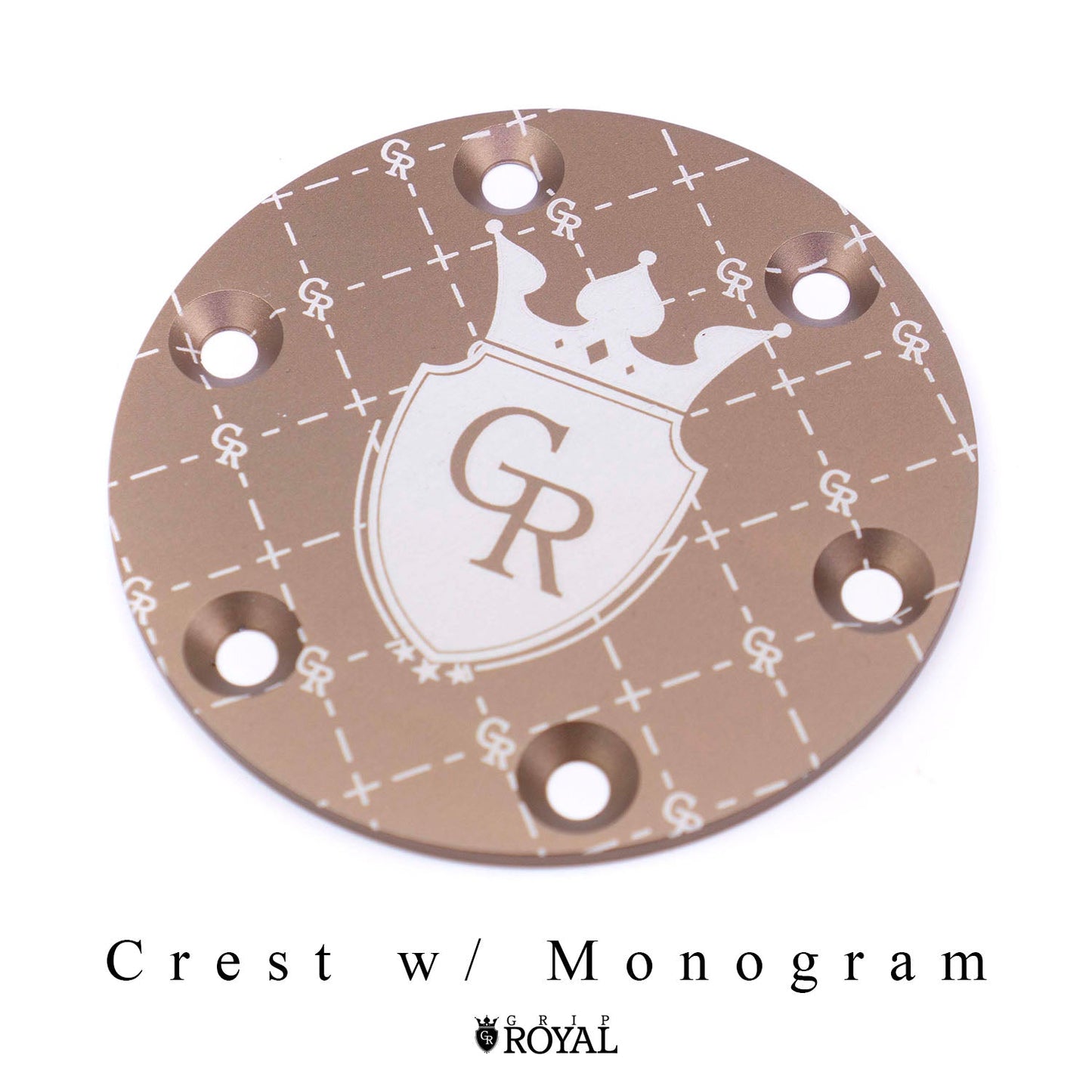 Grip Royal - Horn Delete Plate Kit - Brown