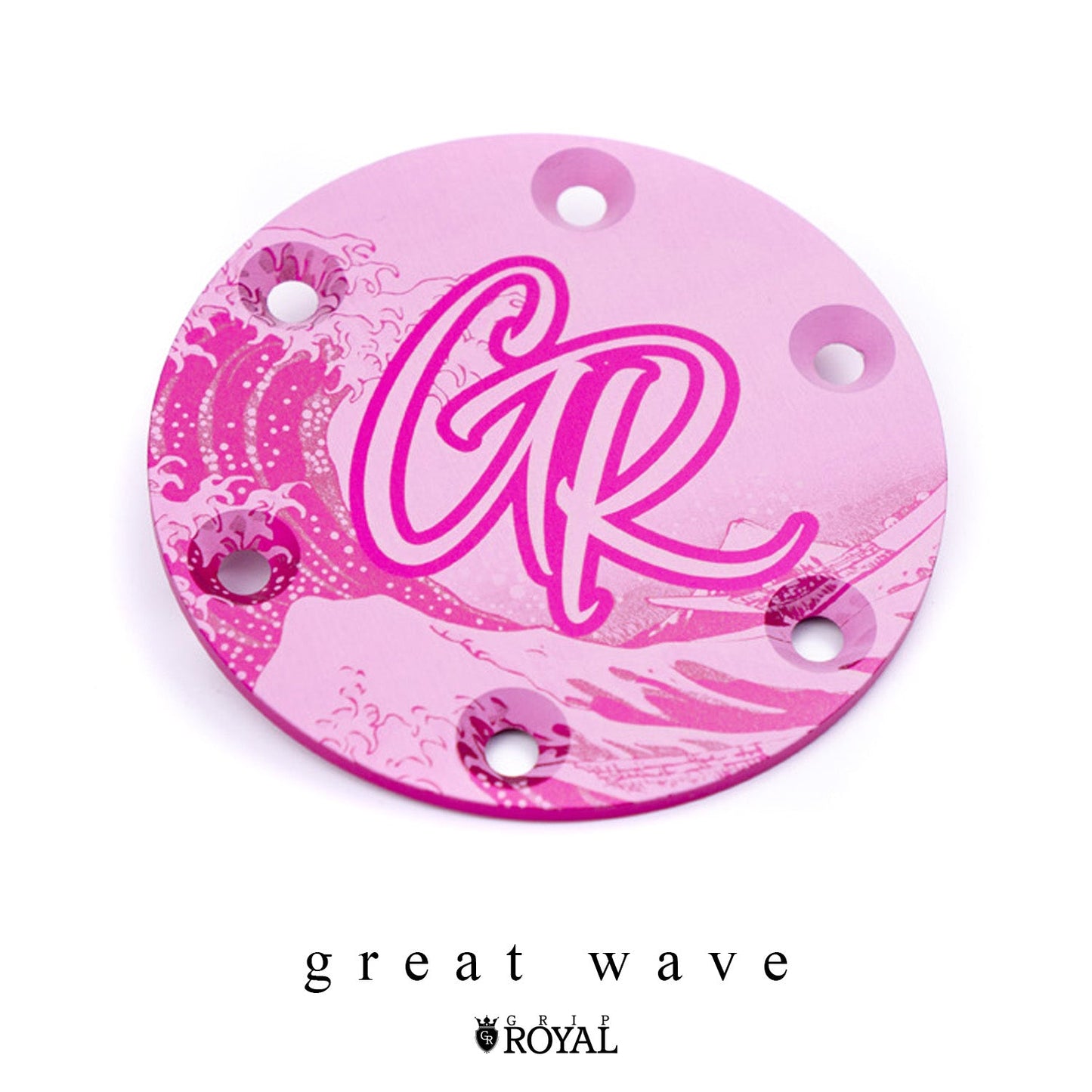 Grip Royal - Horn Delete Plate Kit - Pink