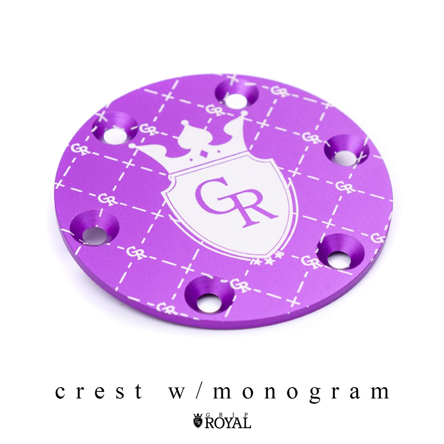 Grip Royal - Horn Delete Plate Kit - Purple