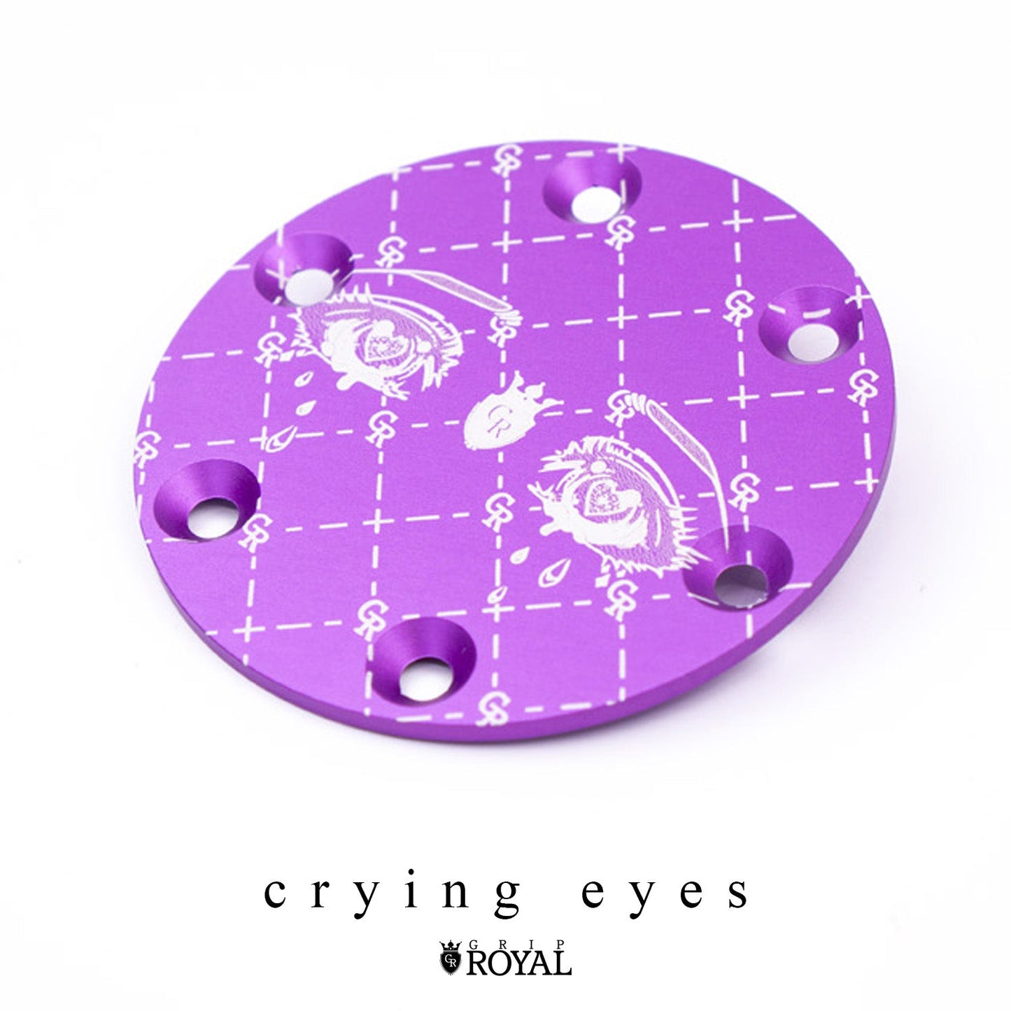 Grip Royal - Horn Delete Plate Kit - Purple