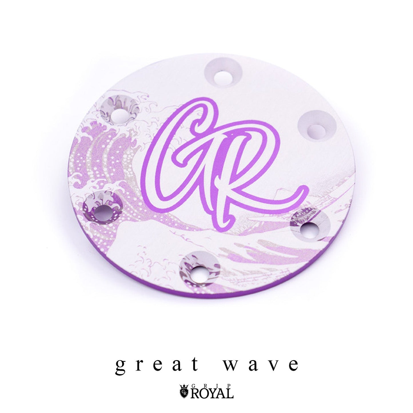 Grip Royal - Horn Delete Plate Kit - Purple