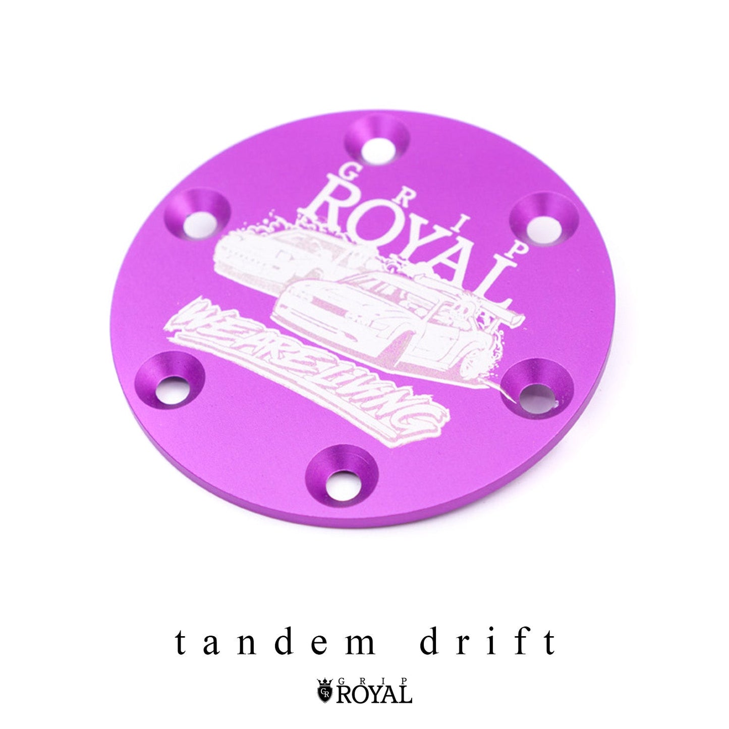 Grip Royal - Horn Delete Plate Kit - Purple