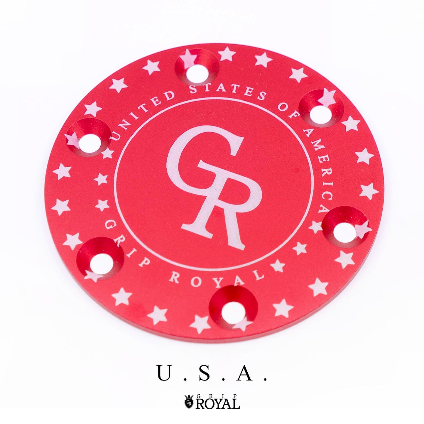 Grip Royal - Horn Delete Plate Kit - Red