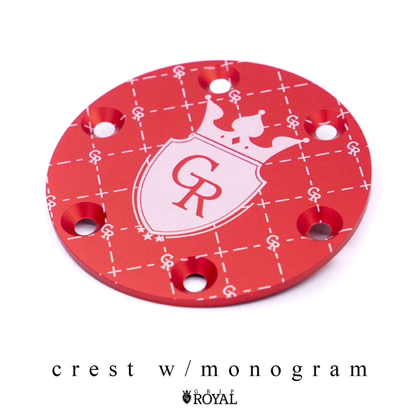 Grip Royal - Horn Delete Plate Kit - Red