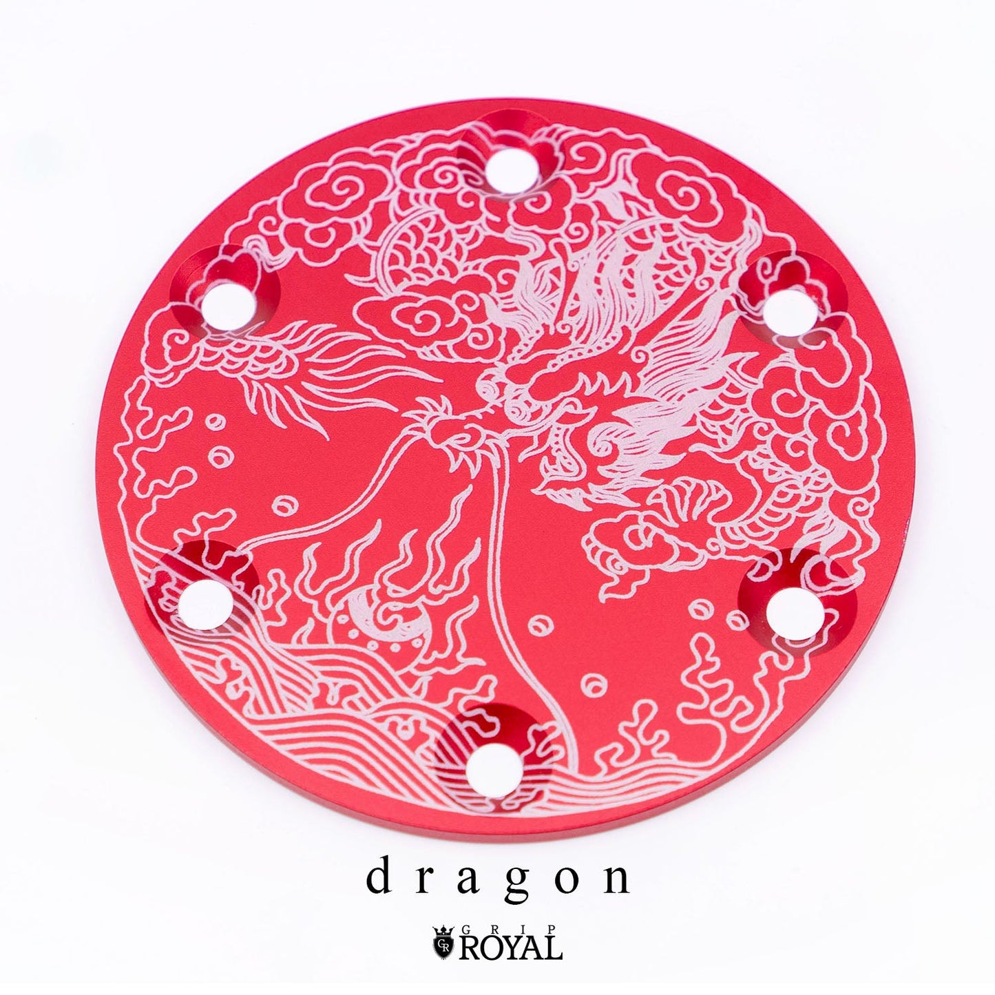 Grip Royal - Horn Delete Plate Kit - Red