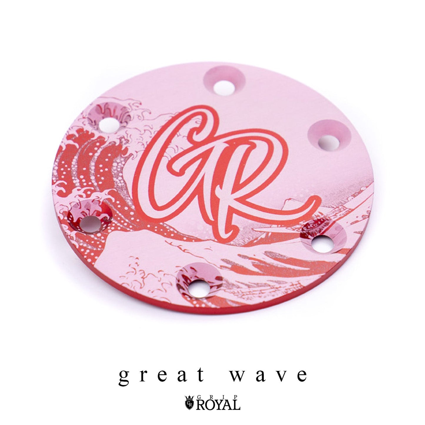 Grip Royal - Horn Delete Plate Kit - Red