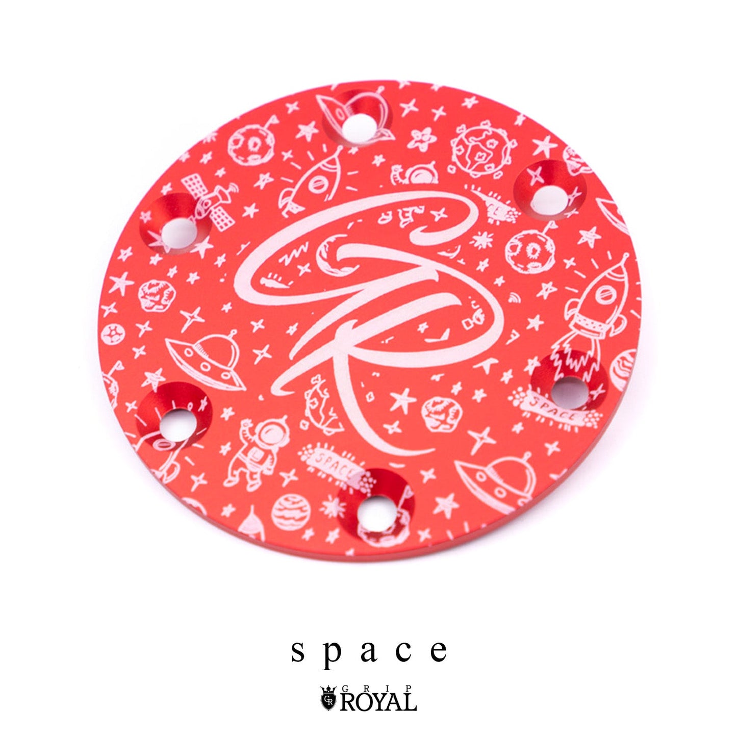 Grip Royal - Horn Delete Plate Kit - Red