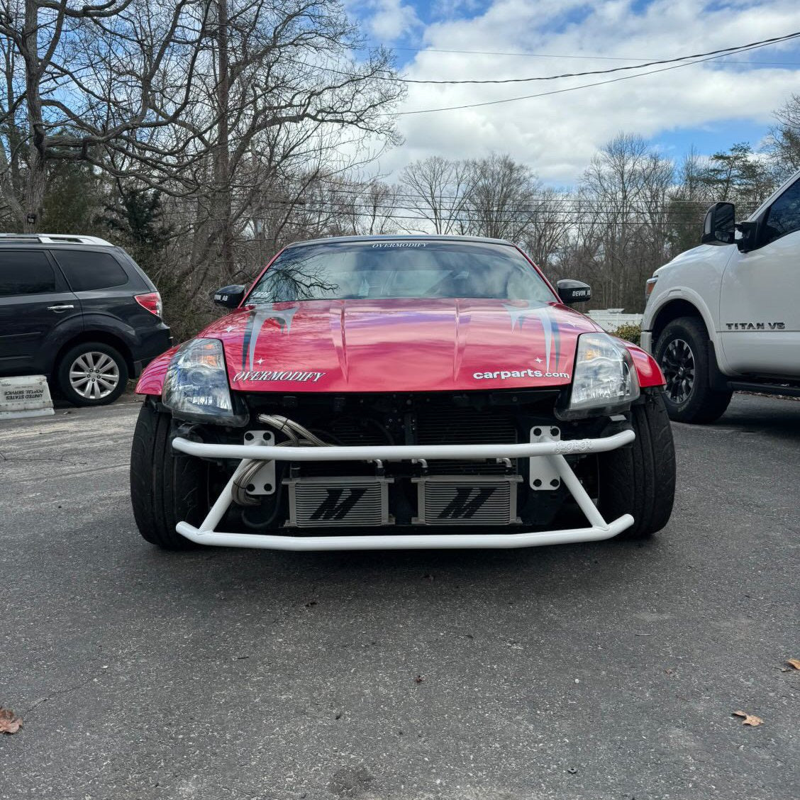 Limitless Auto Fab - Nissan 350z Front Dual Row Bash Bar