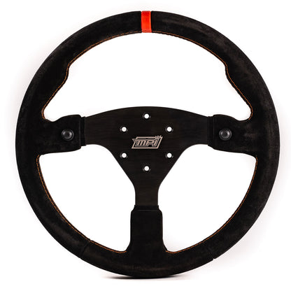 Max Papis Innovations - F-14-2B Flat Suede 2-Button Steering Wheel